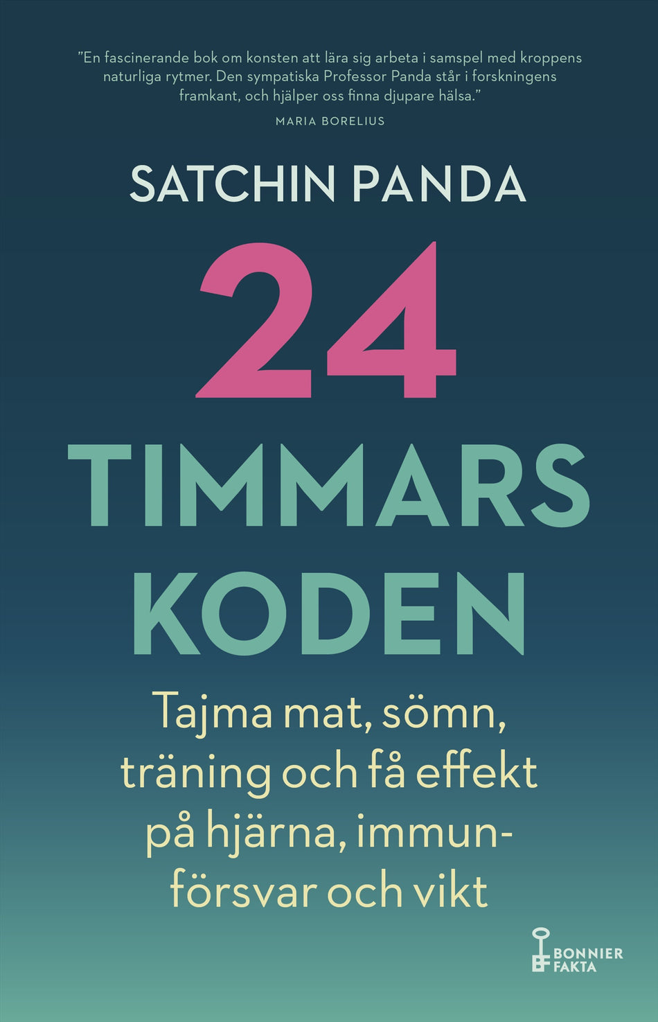 Valokuva kirjasta Satchin Panda 24-timmarskoden : hur tajming av mat, sömn och träning ger effekter på hjärna, immunförsvar och vikt, kuuluu tuoteryhmään Ruots muu tieto.