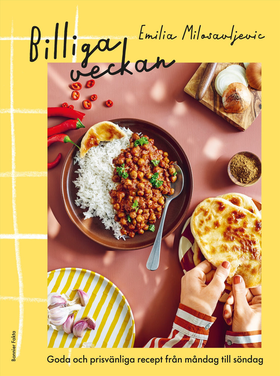 Valokuva kirjasta Emilia Milosavljevic Billiga veckan : goda och prisvänliga recept från måndag till söndag, kuuluu tuoteryhmään Ruots harrasteet taide.