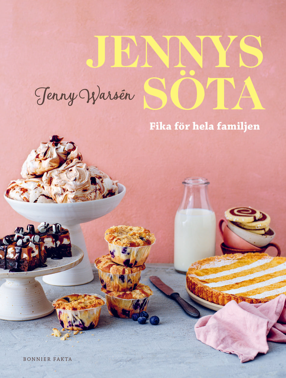 Valokuva kirjasta Jenny Warsén Jennys söta : fika för hela familjen, kuuluu tuoteryhmään Ruots harrasteet taide.