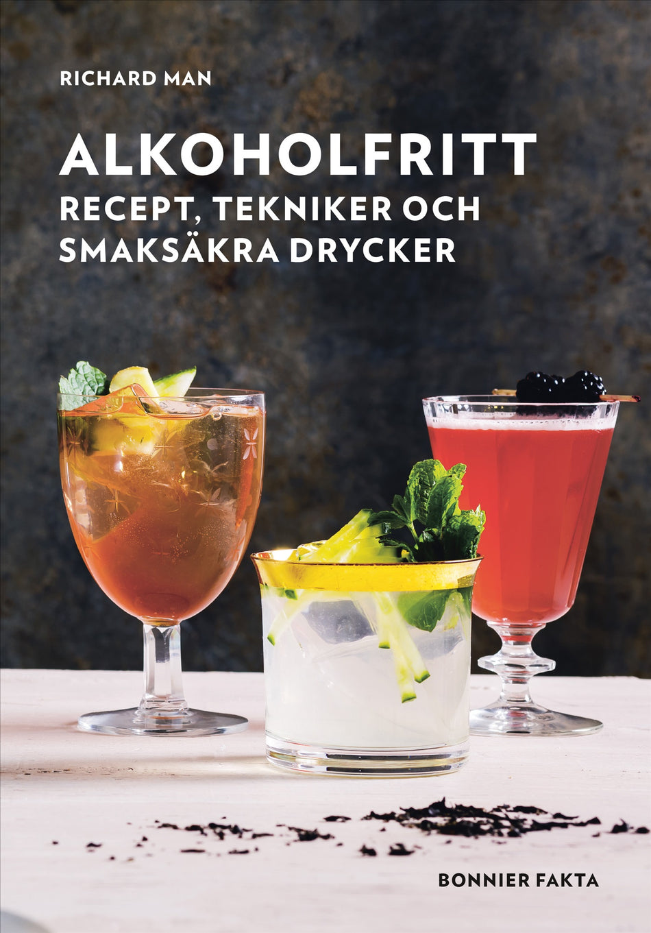 Valokuva kirjasta Richard Man Alkoholfritt : recept, tekniker och smaksäkra drycker, kuuluu tuoteryhmään Ruots harrasteet taide.