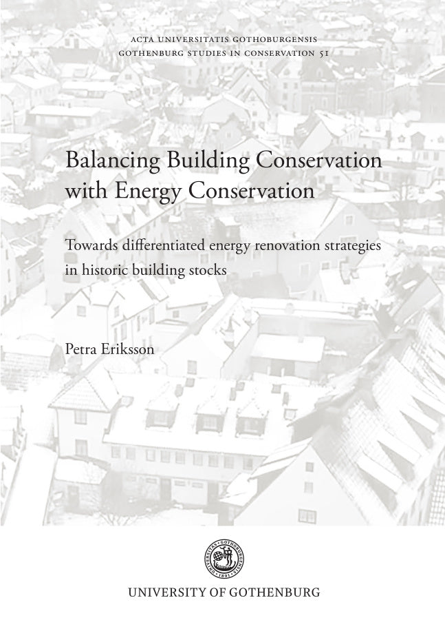 Balancing building conservation with energy conservation : towards dif ...