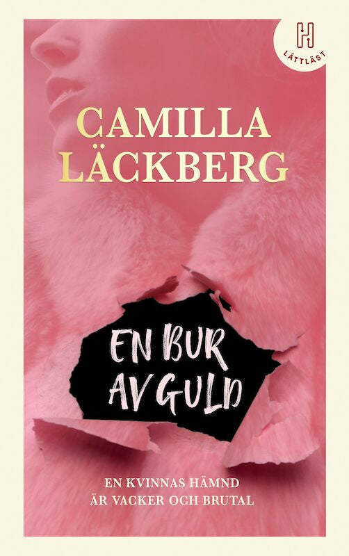 Valokuva kirjasta Camilla Läckberg En bur av guld (lättläst), kuuluu tuoteryhmään Ruots kaunokirjat.