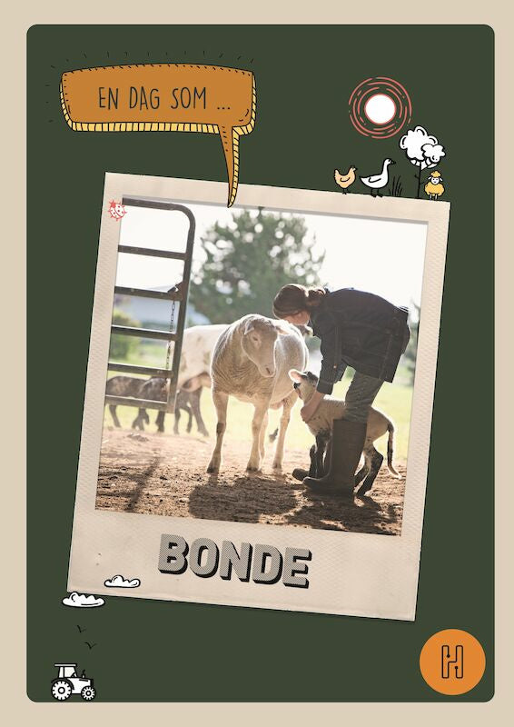 Valokuva kirjasta Oskar Degard En dag som bonde, kuuluu tuoteryhmään Ruots lapset nuoret ja sarjakuvat.