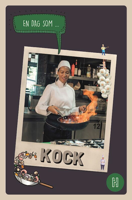 Valokuva kirjasta Oskar Degard En dag som kock, kuuluu tuoteryhmään Ruots lapset nuoret ja sarjakuvat.