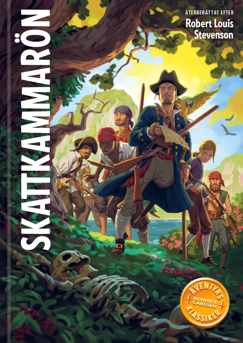 Valokuva kirjasta Robert Louis Stevenson Skattkammarön, kuuluu tuoteryhmään Ruots lapset nuoret ja sarjakuvat.