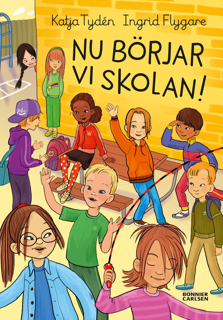 Valokuva kirjasta Katja Tydén Nu börjar vi skolan!, kuuluu tuoteryhmään Ruots lapset nuoret ja sarjakuvat.