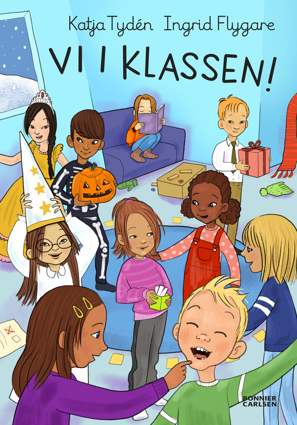 Valokuva kirjasta Katja Tydén Vi i klassen, kuuluu tuoteryhmään Ruots lapset nuoret ja sarjakuvat.