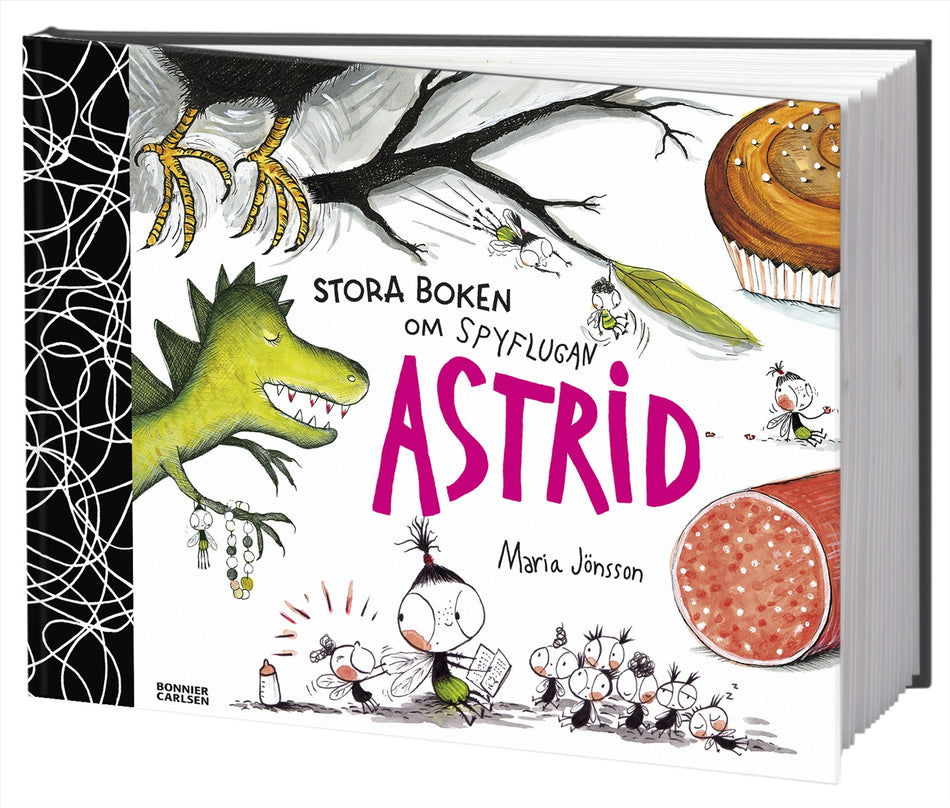 Valokuva kirjasta Maria Jönsson Stora boken om Spyflugan Astrid, kuuluu tuoteryhmään Ruots lapset nuoret ja sarjakuvat.