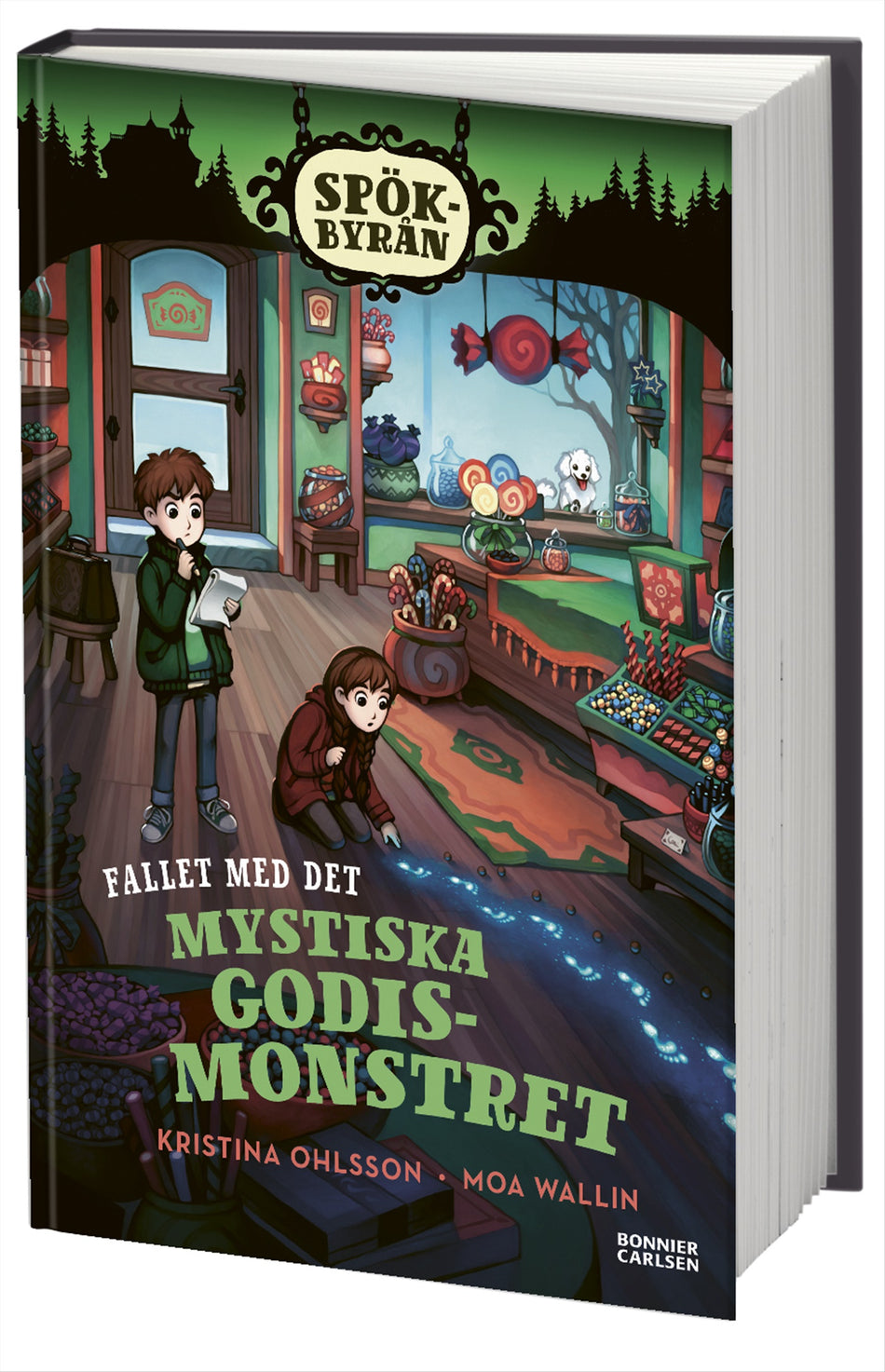 Valokuva kirjasta Kristina Ohlsson Fallet med det mystiska godismonstret, kuuluu tuoteryhmään Ruots lapset nuoret ja sarjakuvat.