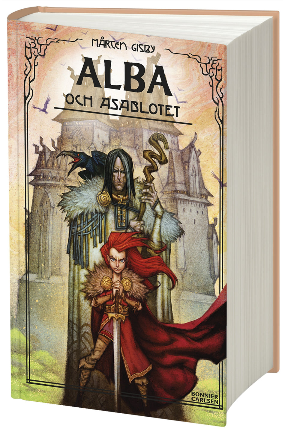 Valokuva kirjasta Mårten Gisby / Henrik Johansson Alba och asablotet, kuuluu tuoteryhmään Ruots lapset nuoret ja sarjakuvat.