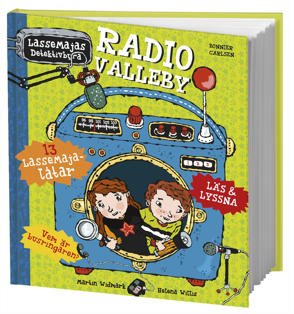 Valokuva kirjasta Martin Widmark Radio Valleby, kuuluu tuoteryhmään Ruots lapset nuoret ja sarjakuvat.