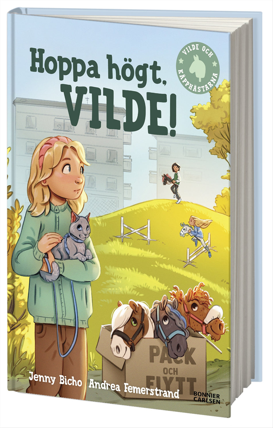 Valokuva kirjasta Jenny Bicho Hoppa högt, Vilde!, kuuluu tuoteryhmään Ruots lapset nuoret ja sarjakuvat.