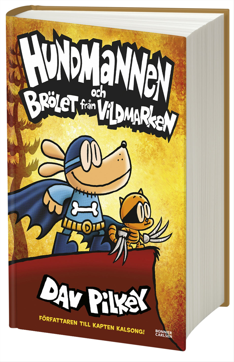 Valokuva kirjasta Dav Pilkey Hundmannen och brölet från vildmarken, kuuluu tuoteryhmään Ruots lapset nuoret ja sarjakuvat.