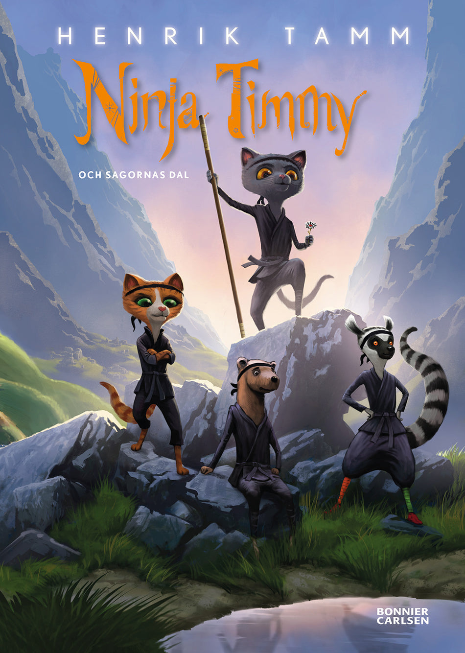 Valokuva kirjasta Henrik Tamm Ninja Timmy och sagornas dal, kuuluu tuoteryhmään Ruots lapset nuoret ja sarjakuvat.