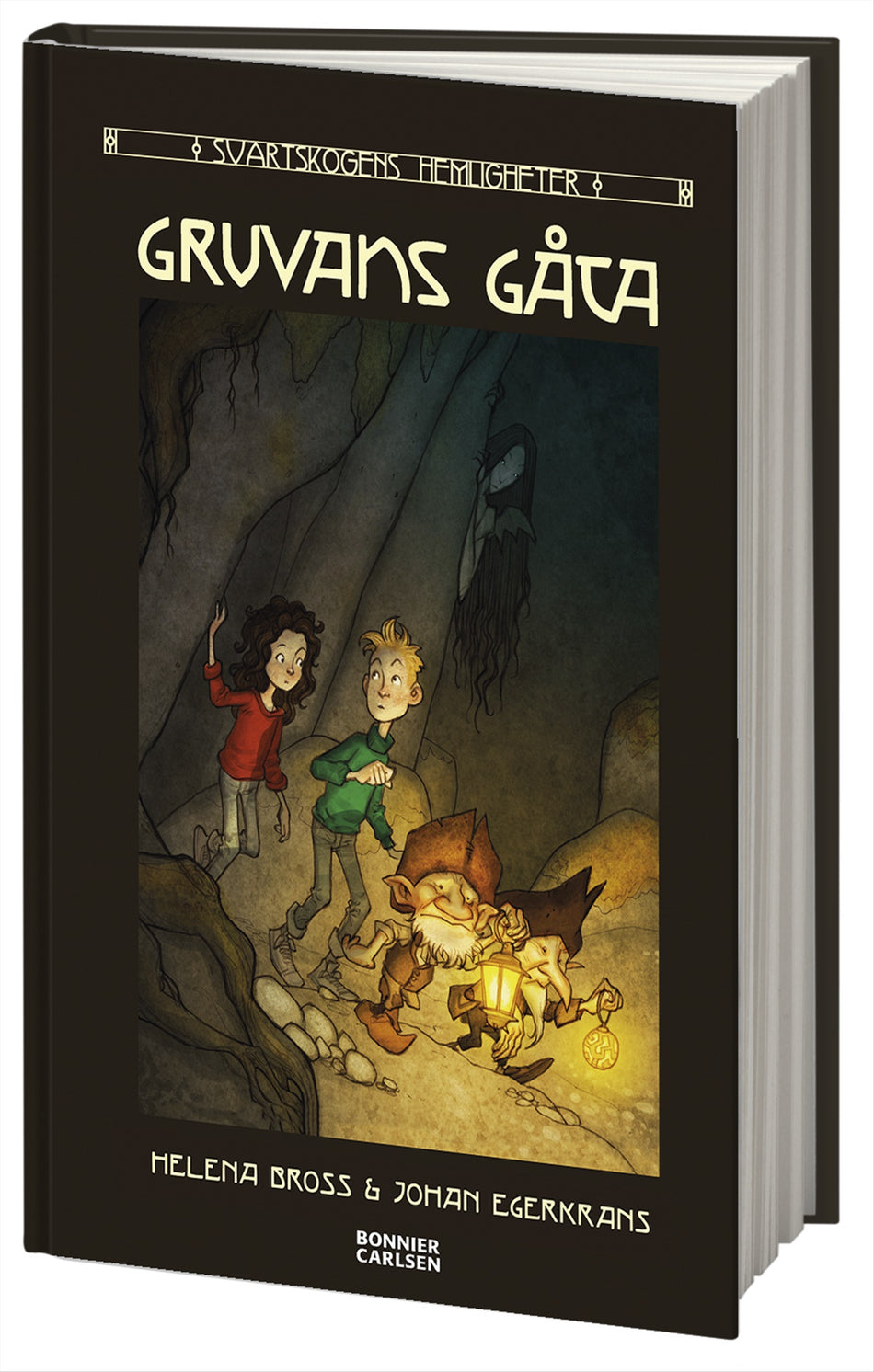 Valokuva kirjasta Helena Bross Gruvans gåta, kuuluu tuoteryhmään Ruots lapset nuoret ja sarjakuvat.
