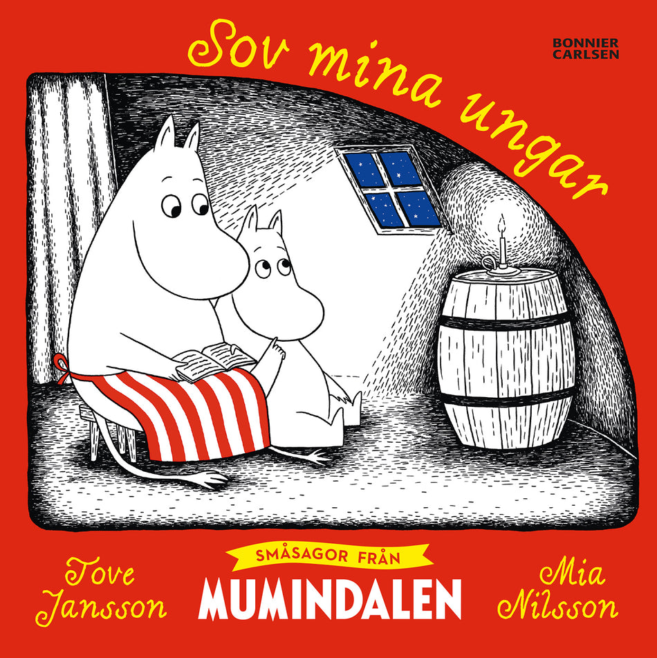 Valokuva kirjasta Tove Jansson Småsagor från Mumindalen. Sov mina ungar, kuuluu tuoteryhmään Ruots lapset nuoret ja sarjakuvat.