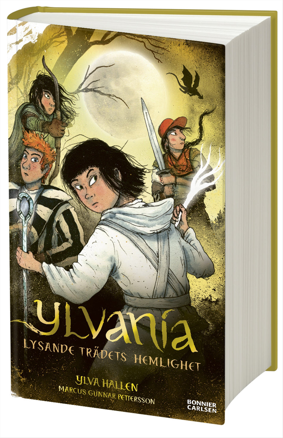 Valokuva kirjasta Ylva Hällen Lysande trädets hemlighet, kuuluu tuoteryhmään Ruots lapset nuoret ja sarjakuvat.