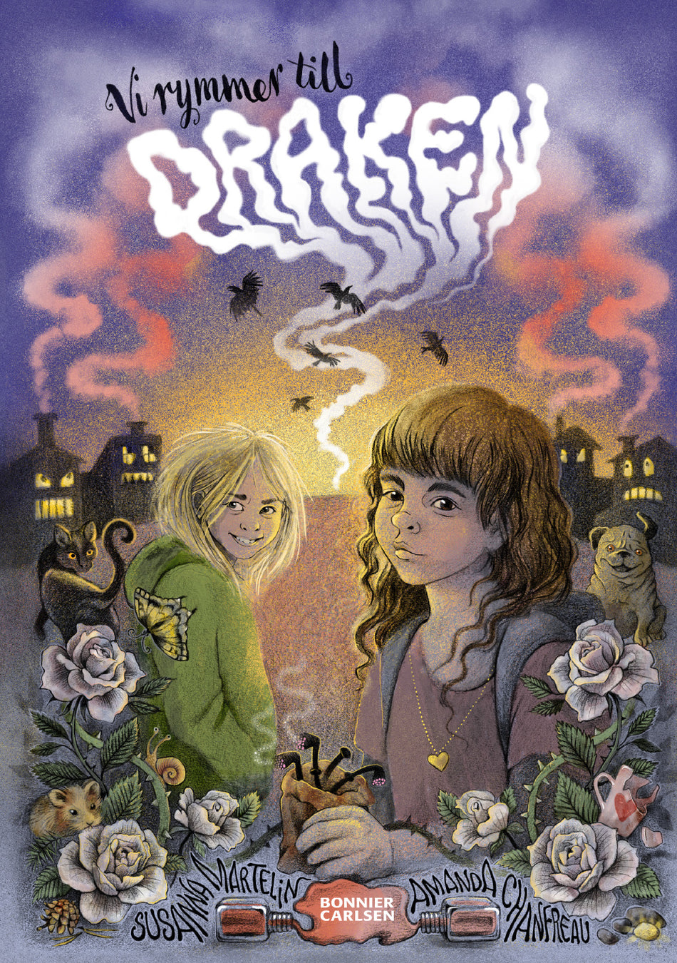 Valokuva kirjasta Susanna Martelin Vi rymmer till Draken, kuuluu tuoteryhmään Ruots lapset nuoret ja sarjakuvat.