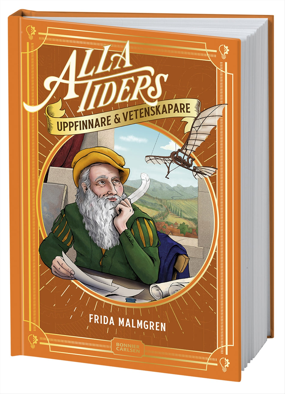Valokuva kirjasta Frida Malmgren Alla tiders uppfinnare och vetenskapare, kuuluu tuoteryhmään Ruots lapset nuoret ja sarjakuvat.