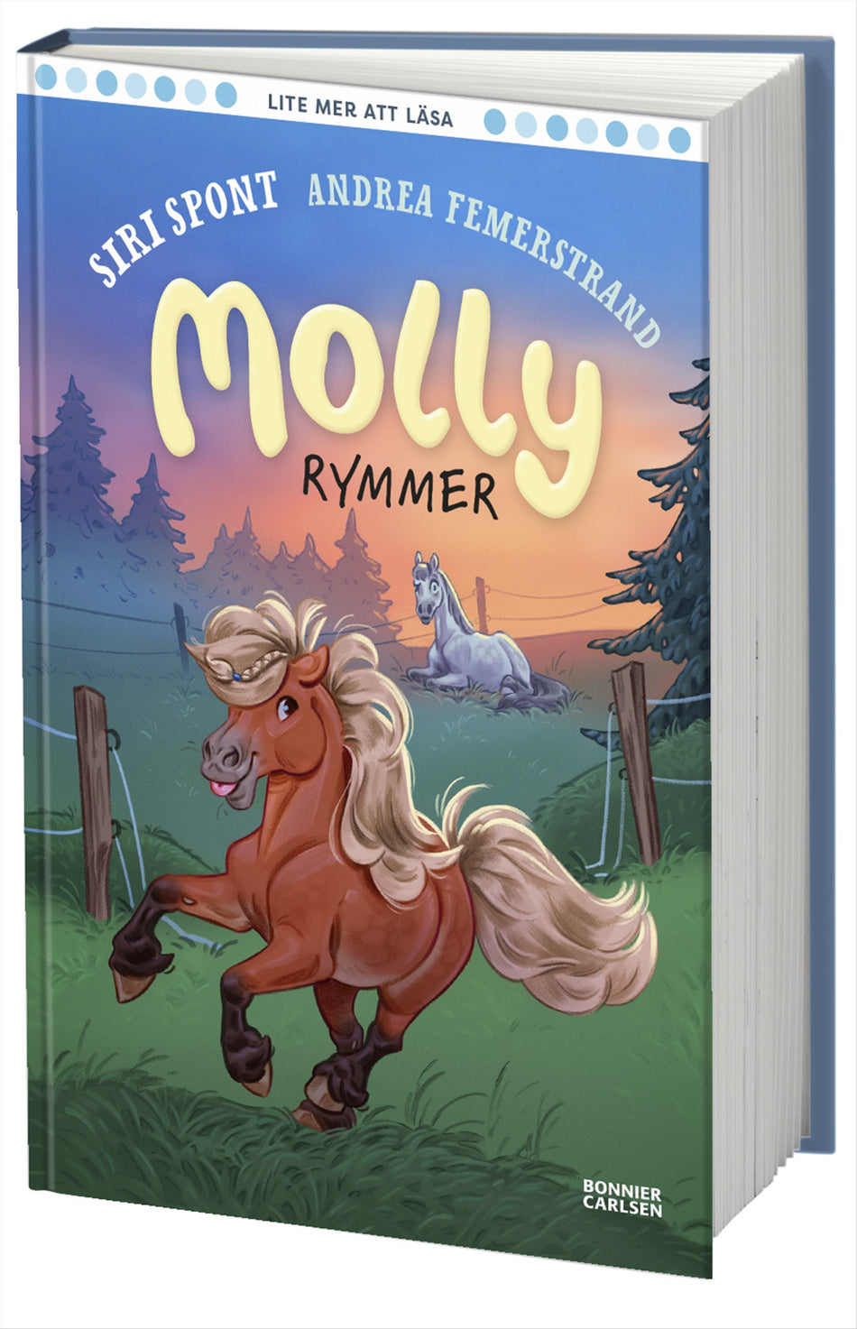 Valokuva kirjasta Siri Spont Molly rymmer, kuuluu tuoteryhmään Ruots lapset nuoret ja sarjakuvat.