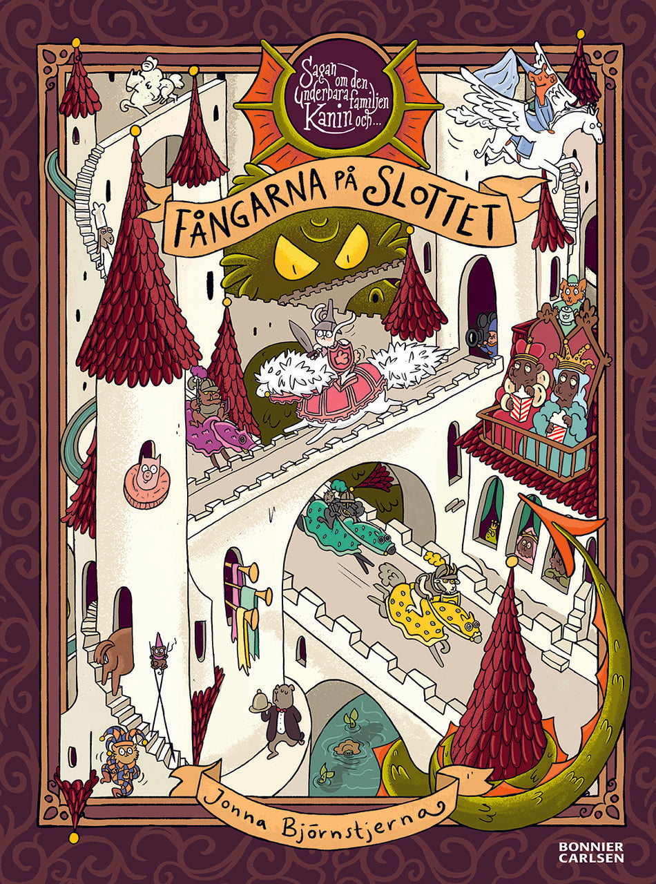 Valokuva kirjasta Jonna Björnstjerna Fångarna på slottet, kuuluu tuoteryhmään Ruots lapset nuoret ja sarjakuvat.