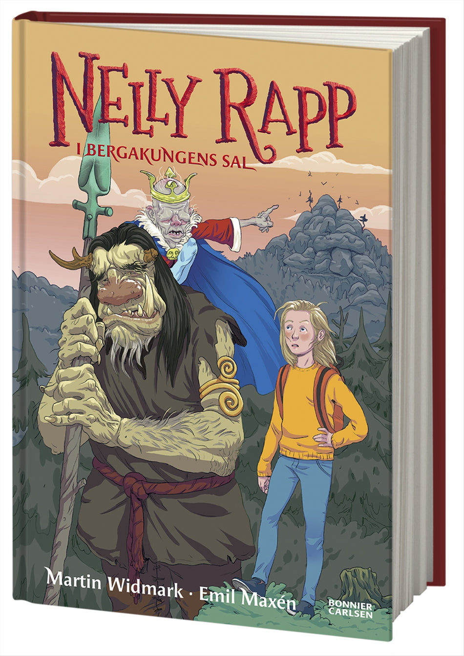 Valokuva kirjasta Martin Widmark Nelly Rapp i Bergakungens sal, kuuluu tuoteryhmään Ruots lapset nuoret ja sarjakuvat.