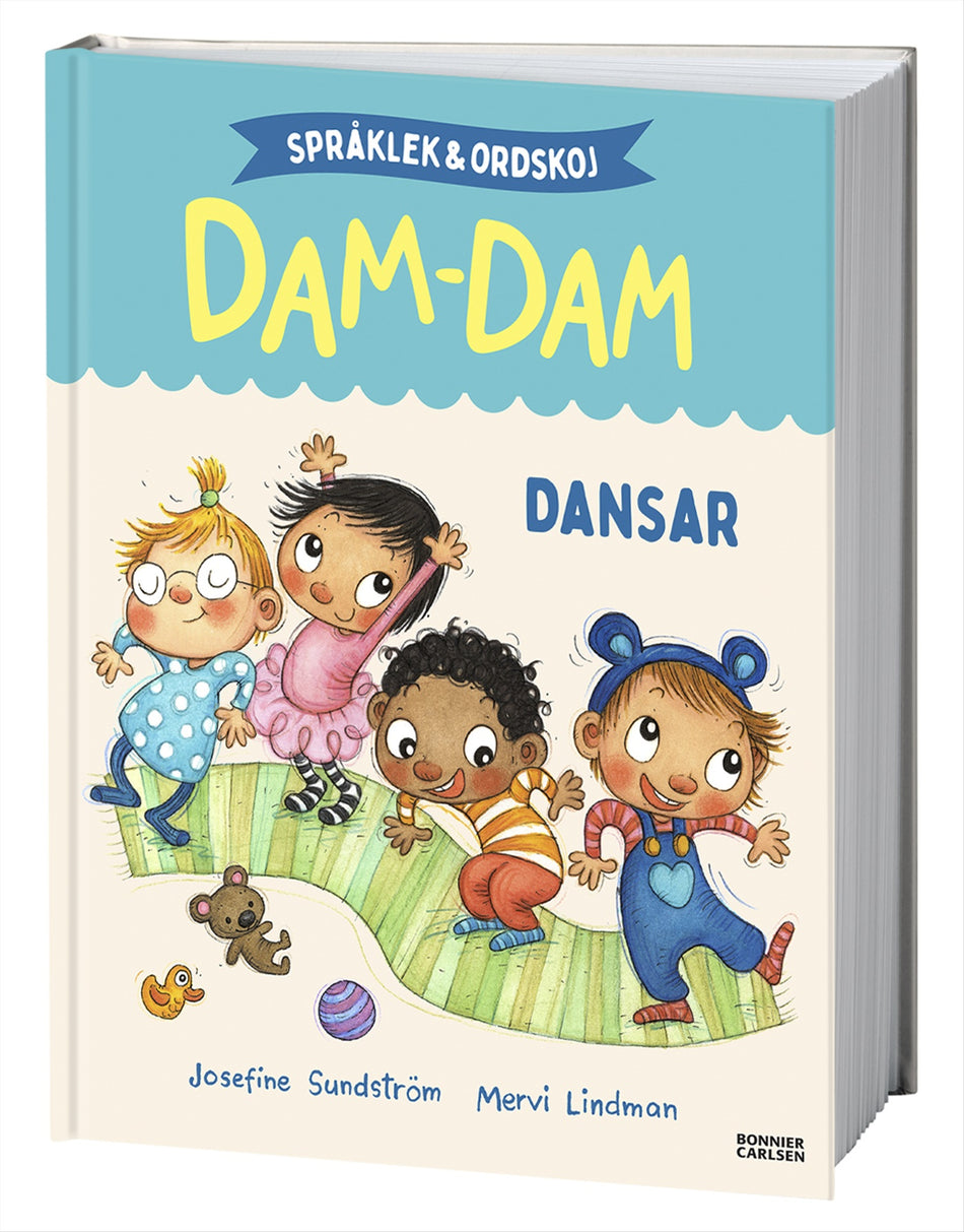 Valokuva kirjasta Josefine Sundström Dansar. Språklek och ordskoj med Dam-Dam, kuuluu tuoteryhmään Ruots lapset nuoret ja sarjakuvat.