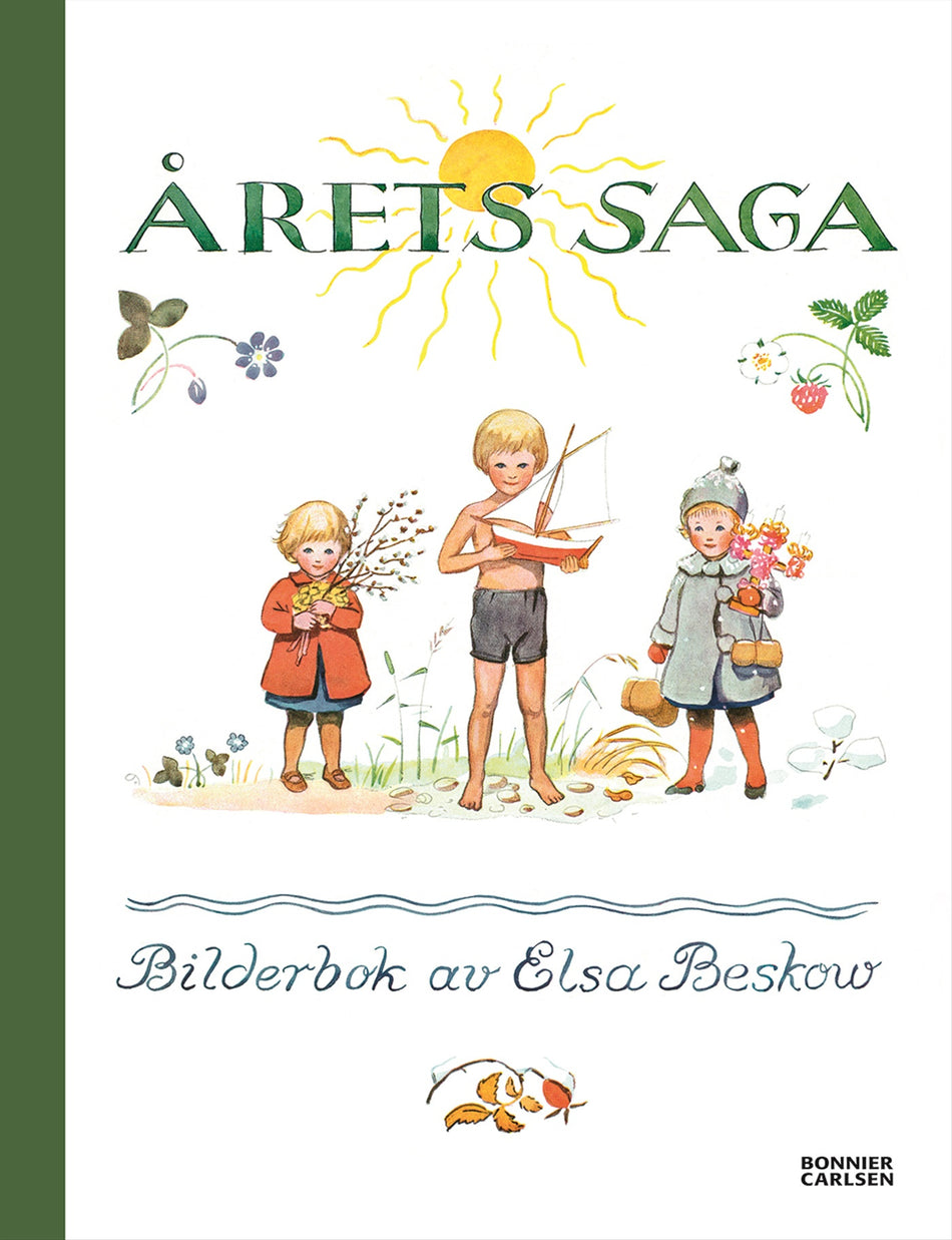 Valokuva kirjasta Elsa Beskow Årets saga, kuuluu tuoteryhmään Ruots lapset nuoret ja sarjakuvat.