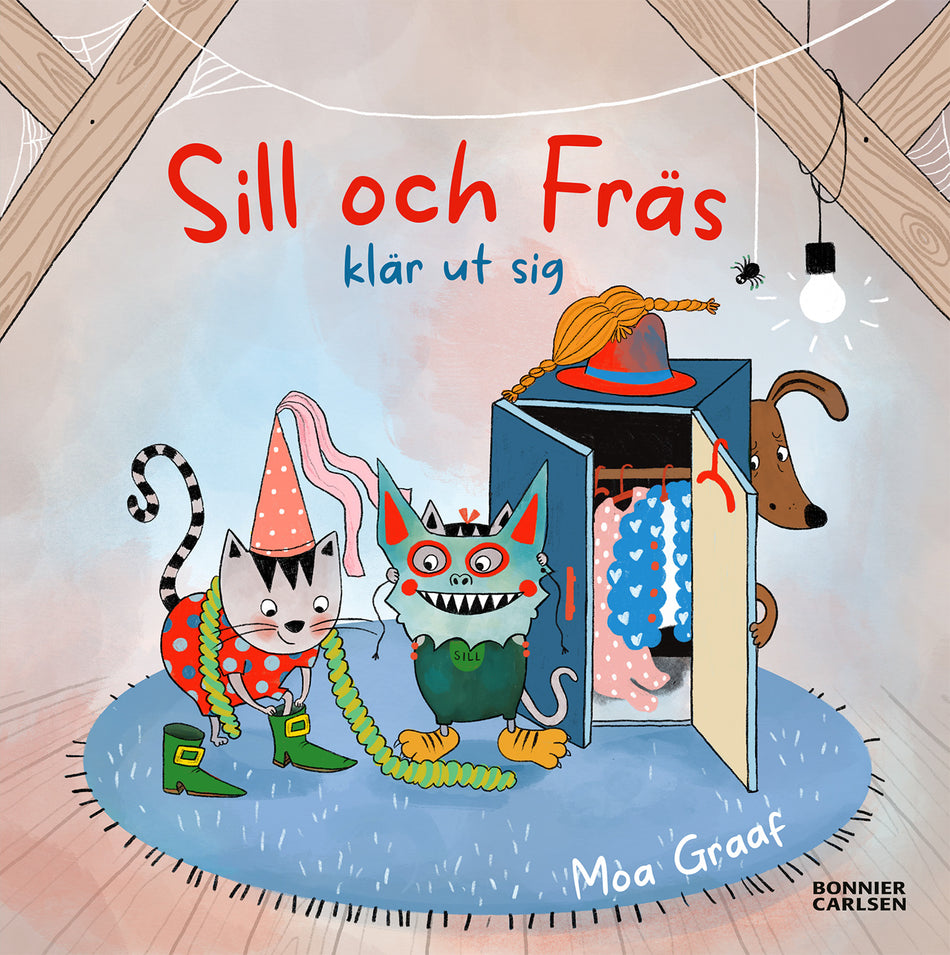 Valokuva kirjasta Moa Graaf Sill och Fräs klär ut sig, kuuluu tuoteryhmään Ruots lapset nuoret ja sarjakuvat.