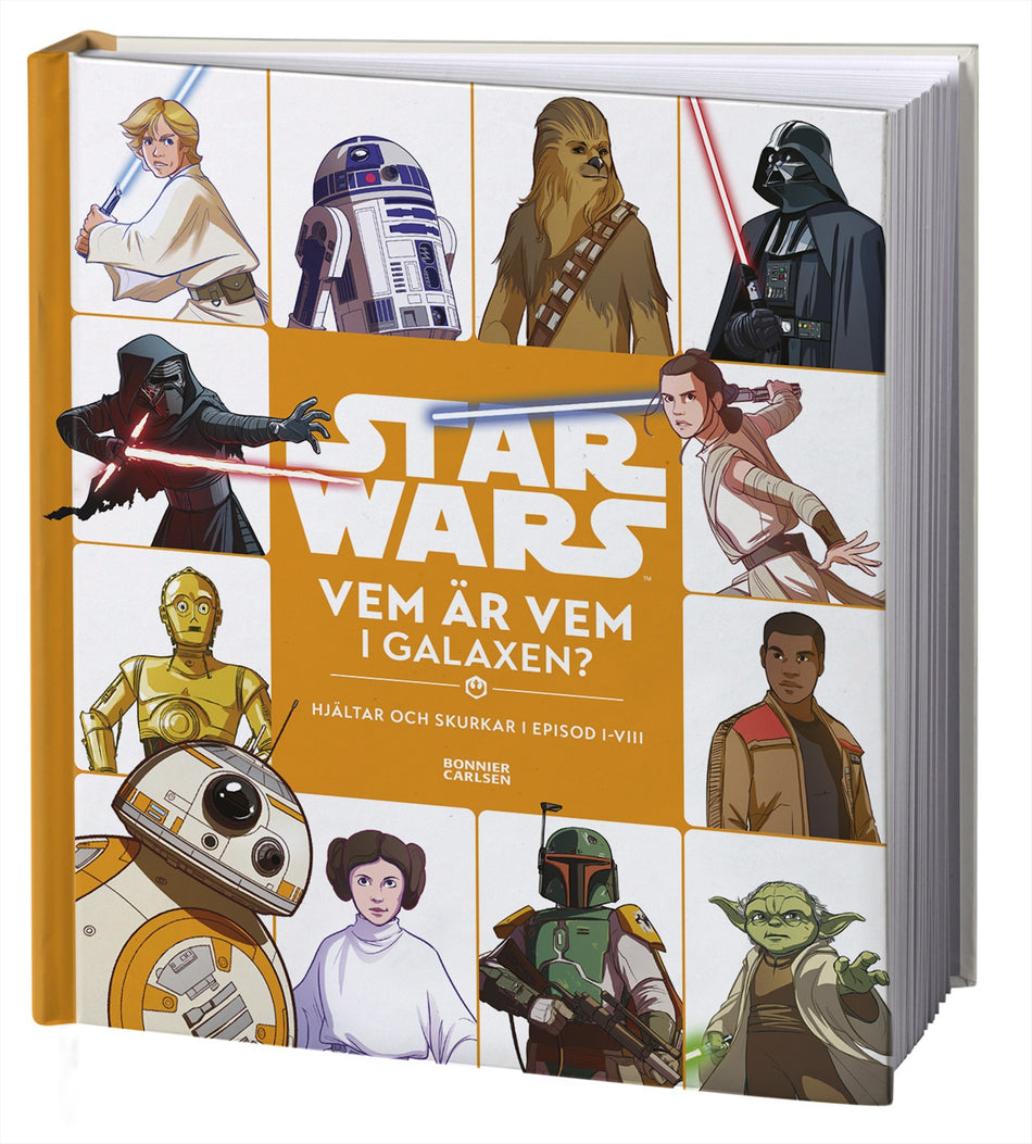 Valokuva kirjasta Ella Patrick Star Wars. Vem är vem i galaxen? : hjältar och skurkar i episod I-VIII, kuuluu tuoteryhmään Ruots lapset nuoret ja sarjakuvat.