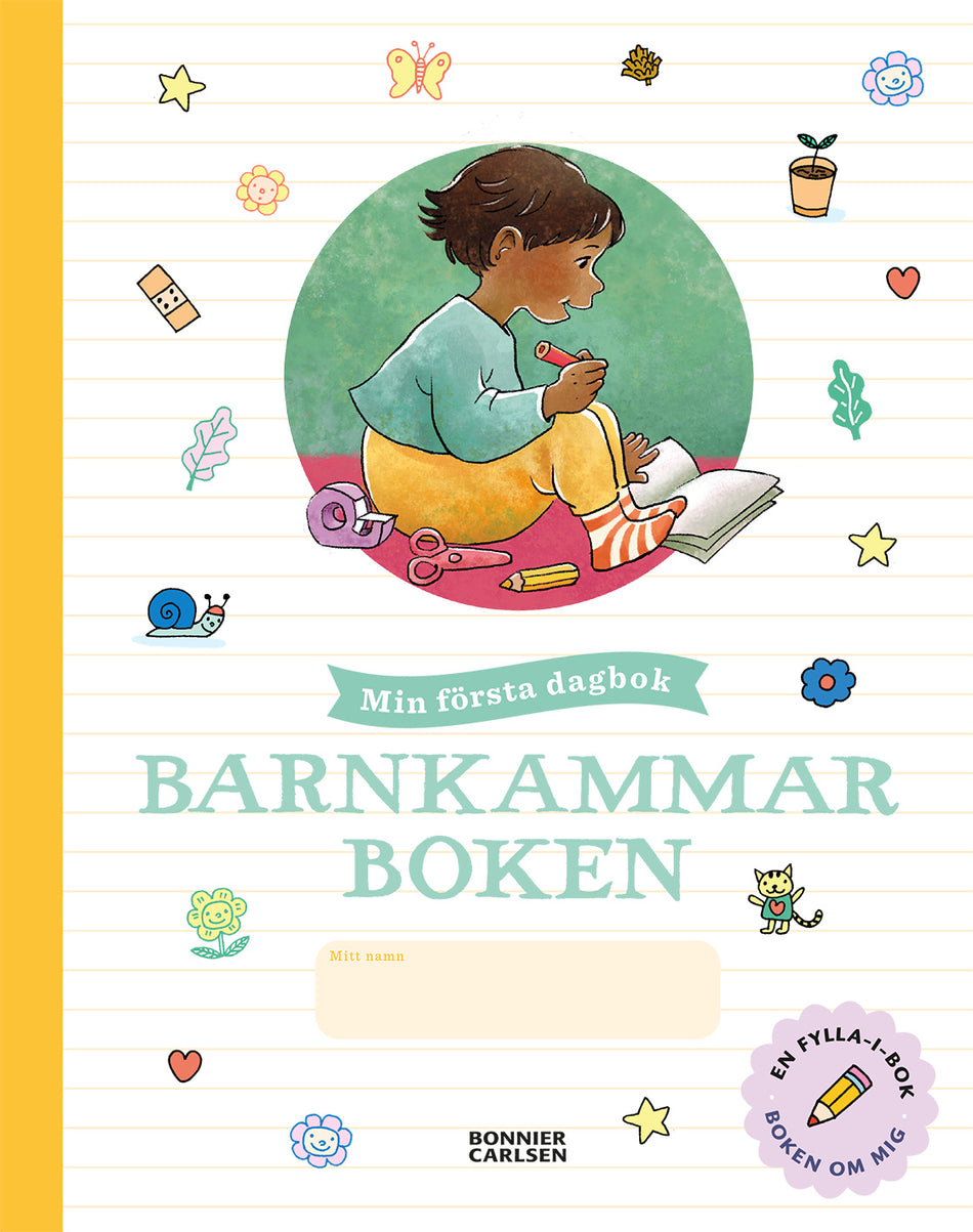 Valokuva kirjasta  Min första dagbok, kuuluu tuoteryhmään Ruots lapset nuoret ja sarjakuvat.