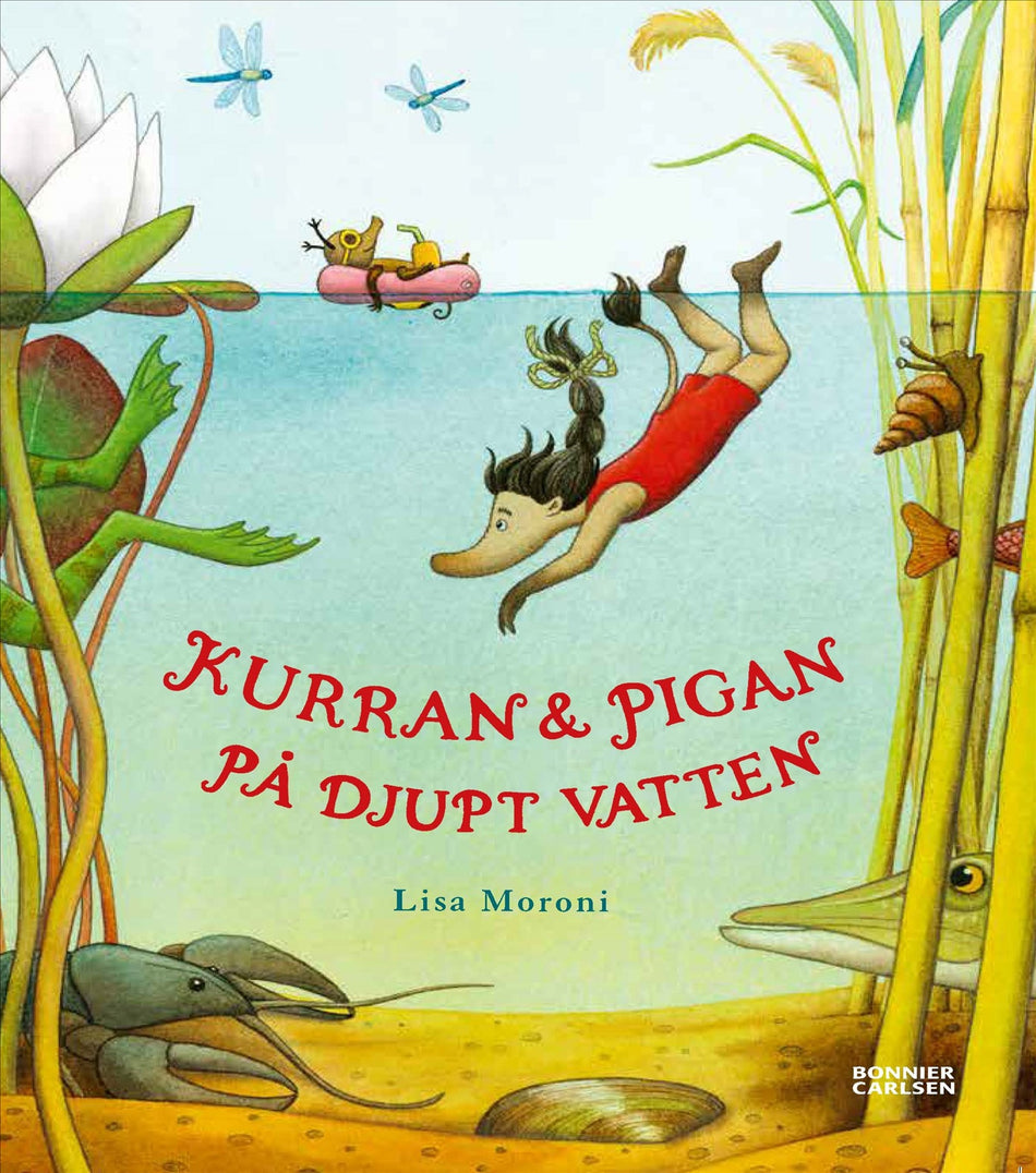 Valokuva kirjasta Lisa Moroni Kurran och Pigan på djupt vatten, kuuluu tuoteryhmään Ruots lapset nuoret ja sarjakuvat.