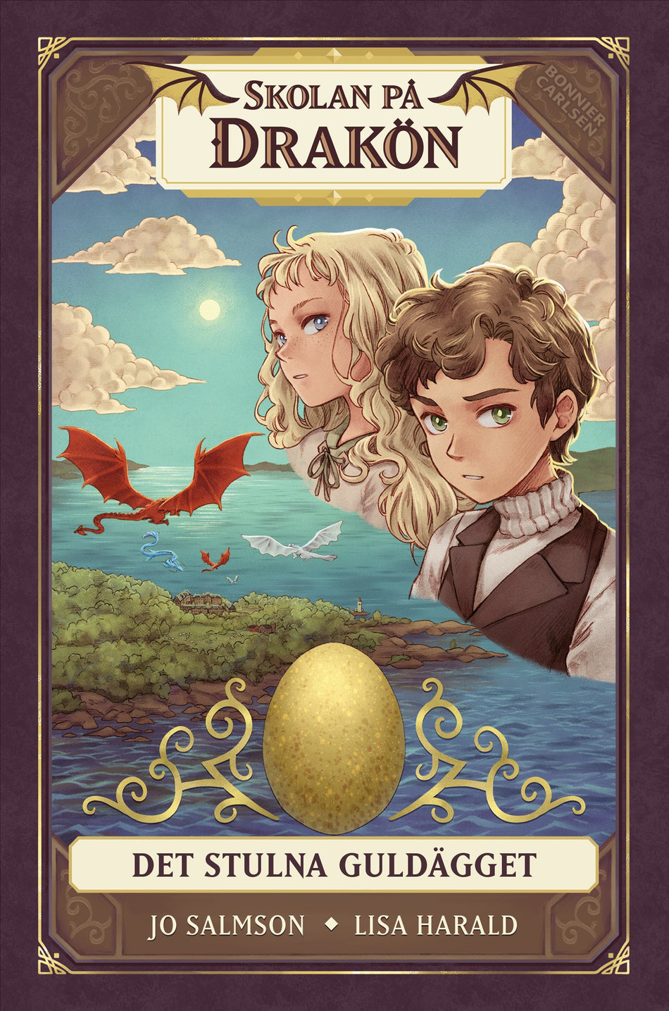 Valokuva kirjasta Jo Salmson Det stulna guldägget, kuuluu tuoteryhmään Ruots lapset nuoret ja sarjakuvat.