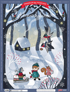 Pixi adventskalender 2025 : Med böcker av Maria Trolle, Maria Nilsson Thore, Johan Anderblad, Filippa Widlund, Mårten Melin Elsa Beskow, Lotta Olsson mfl
