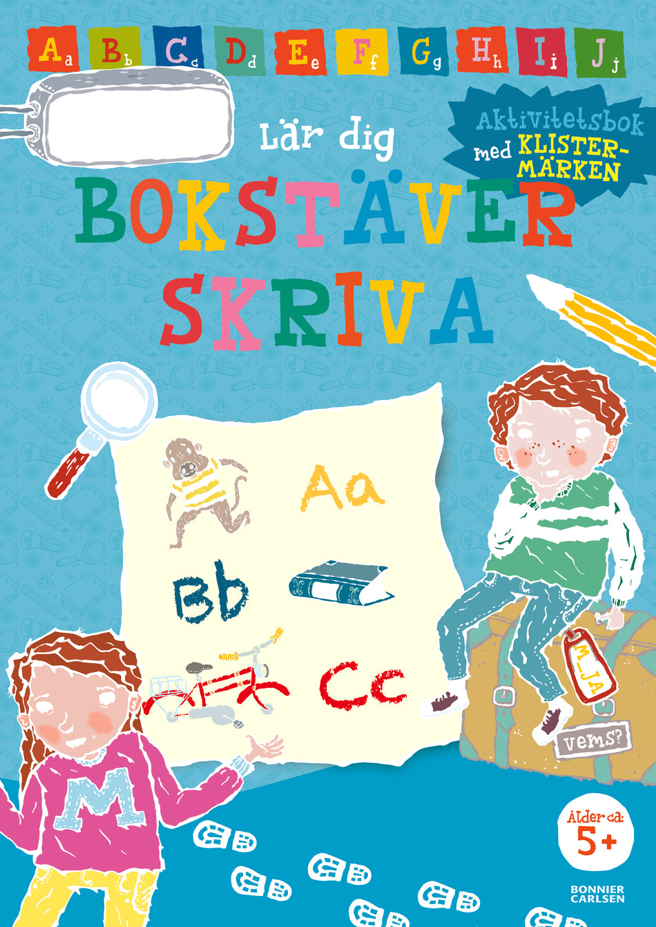 Valokuva kirjasta Martin Widmark LasseMajas detektivbyrå lär dig bokstäver och skriva, kuuluu tuoteryhmään Ruots lapset nuoret ja sarjakuvat.