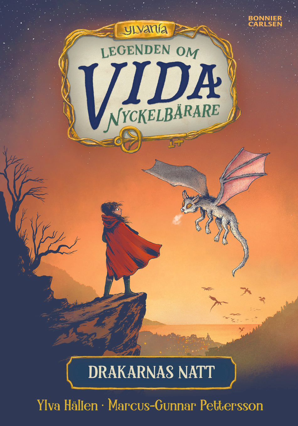 Valokuva kirjasta Ylva Hällen Drakarnas natt, kuuluu tuoteryhmään Ruots lapset nuoret ja sarjakuvat.