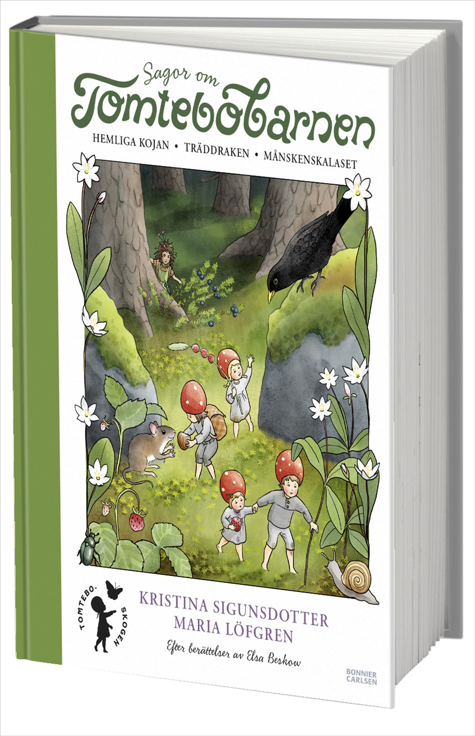 Valokuva kirjasta Kristina Sigunsdotter Sagor om Tomtebobarnen, kuuluu tuoteryhmään Ruots lapset nuoret ja sarjakuvat.