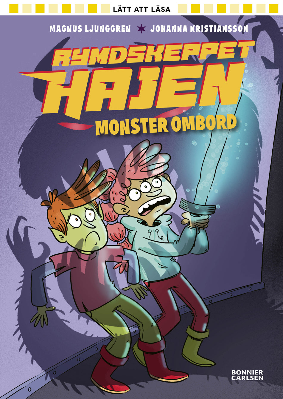 Valokuva kirjasta Magnus Ljunggren Monster ombord?, kuuluu tuoteryhmään Ruots lapset nuoret ja sarjakuvat.