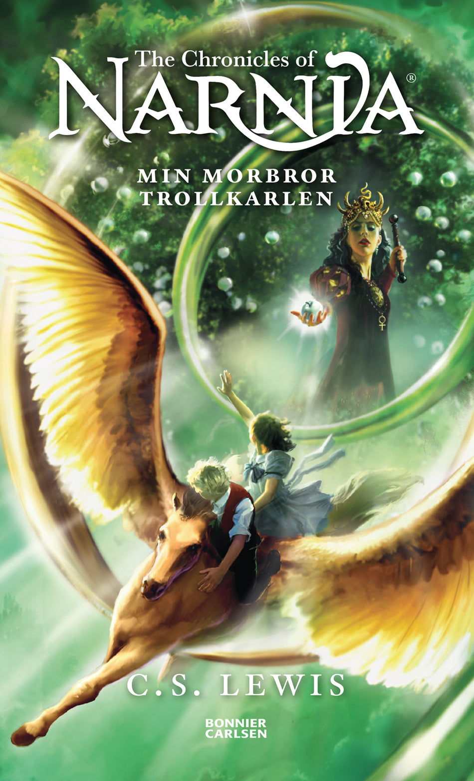 Valokuva kirjasta C. S. Lewis Min morbror trollkarlen, kuuluu tuoteryhmään Ruots lapset nuoret ja sarjakuvat.