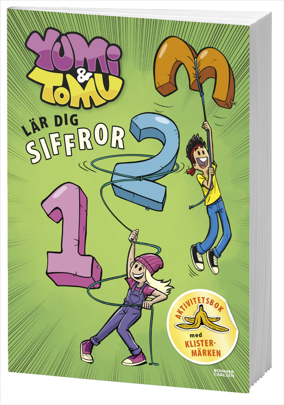 Valokuva kirjasta N/A / N/A / Maria Frensborg Yumi &amp; Tomu lär dig siffror, kuuluu tuoteryhmään Ruots lapset nuoret ja sarjakuvat.