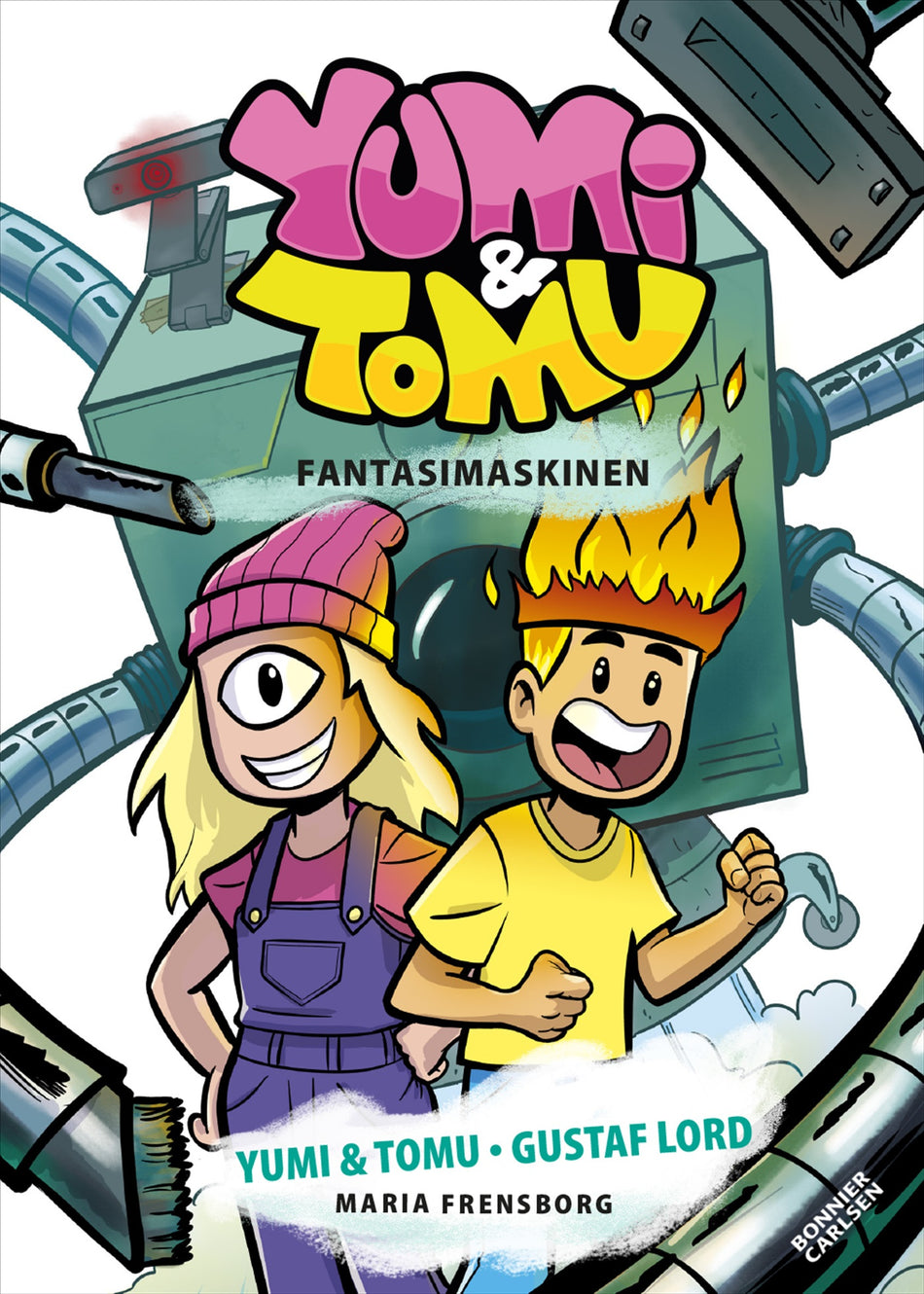 Valokuva kirjasta Maria Frensborg / N/A / N/A Yumi &amp; Tomu. Fantasimaskinen, kuuluu tuoteryhmään Ruots lapset nuoret ja sarjakuvat.