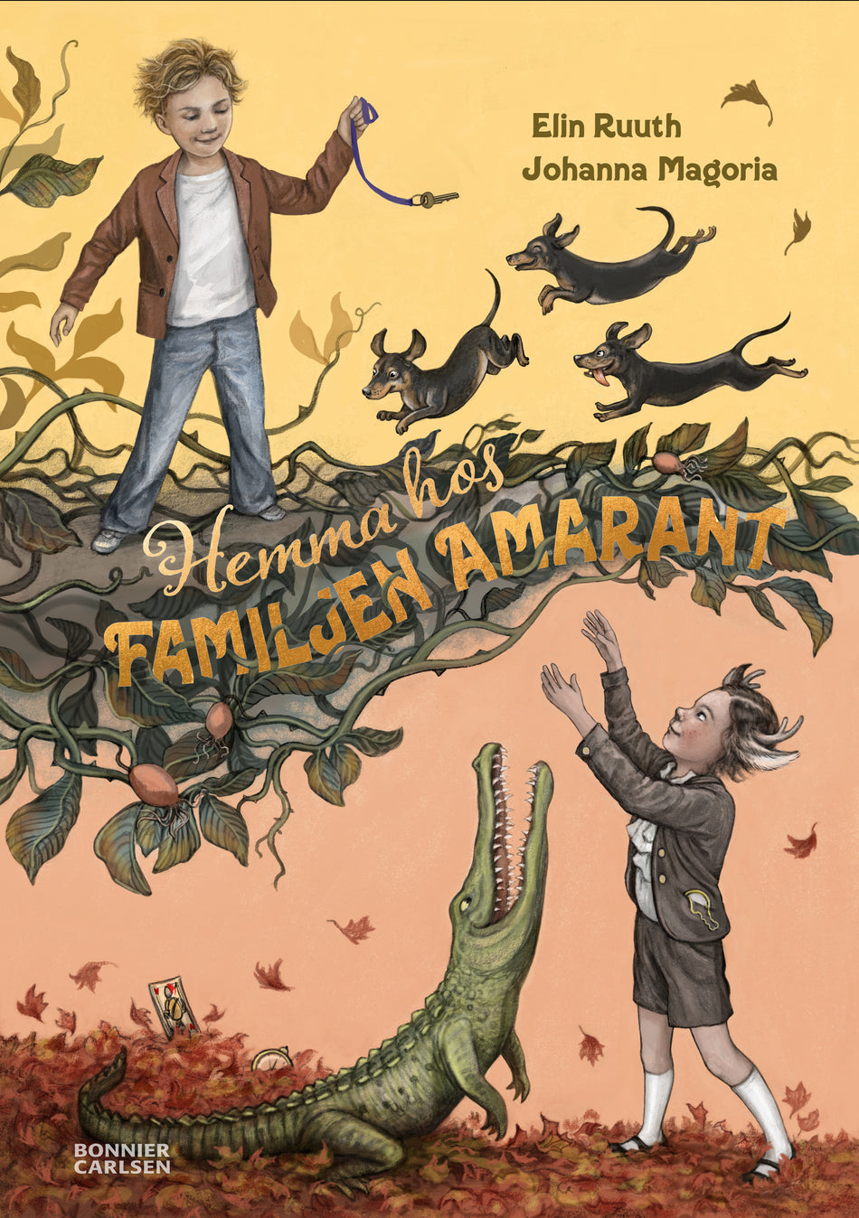 Valokuva kirjasta Elin Ruuth Hemma hos familjen Amarant, kuuluu tuoteryhmään Ruots lapset nuoret ja sarjakuvat.