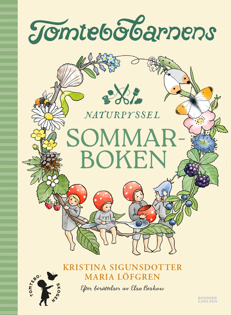 Valokuva kirjasta Kristina Sigunsdotter Tomtebobarnens naturpyssel : sommarboken, kuuluu tuoteryhmään Ruots lapset nuoret ja sarjakuvat.