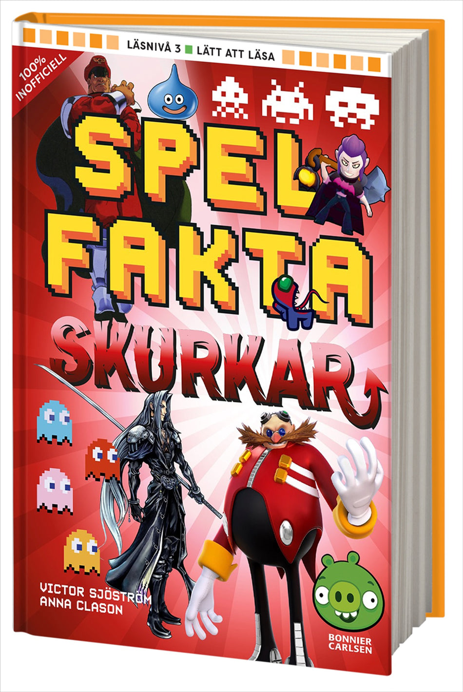 Valokuva kirjasta Victor Sjöström Spelfakta – Skurkar, kuuluu tuoteryhmään Ruots lapset nuoret ja sarjakuvat.