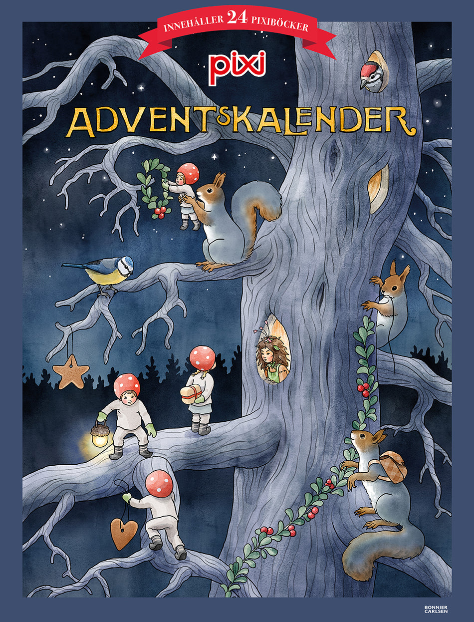 Valokuva kirjasta  Pixi adventskalender 2026 : med omslag av Maria Löfgren, kuuluu tuoteryhmään Ruots lapset nuoret ja sarjakuvat.