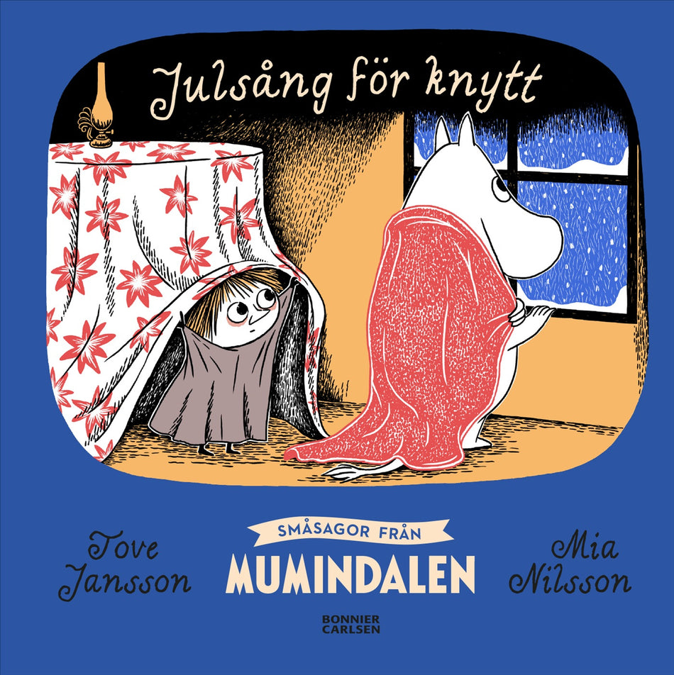 Valokuva kirjasta Tove Jansson Småsagor från Mumindalen. Julsång för knytt, kuuluu tuoteryhmään Ruots lapset nuoret ja sarjakuvat.