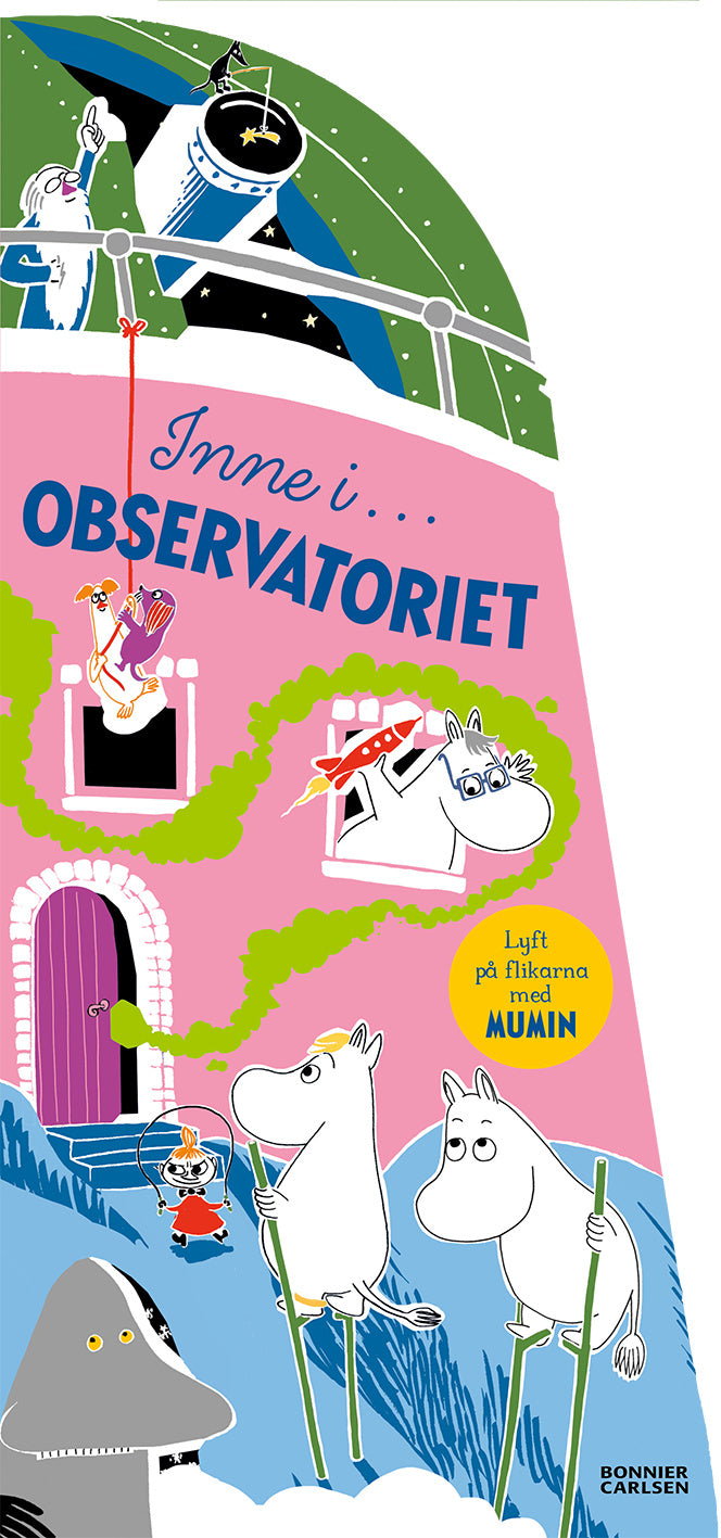 Valokuva kirjasta Tove Jansson Mumintrollen: Inne i observatoriet, kuuluu tuoteryhmään Ruots lapset nuoret ja sarjakuvat.