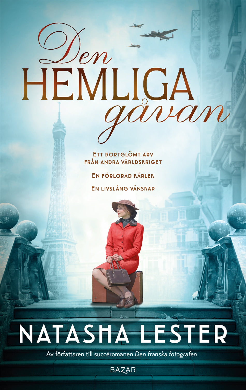 Valokuva kirjasta Natasha Lester Den hemliga gåvan, kuuluu tuoteryhmään Ruotsalaiset pokkarit.