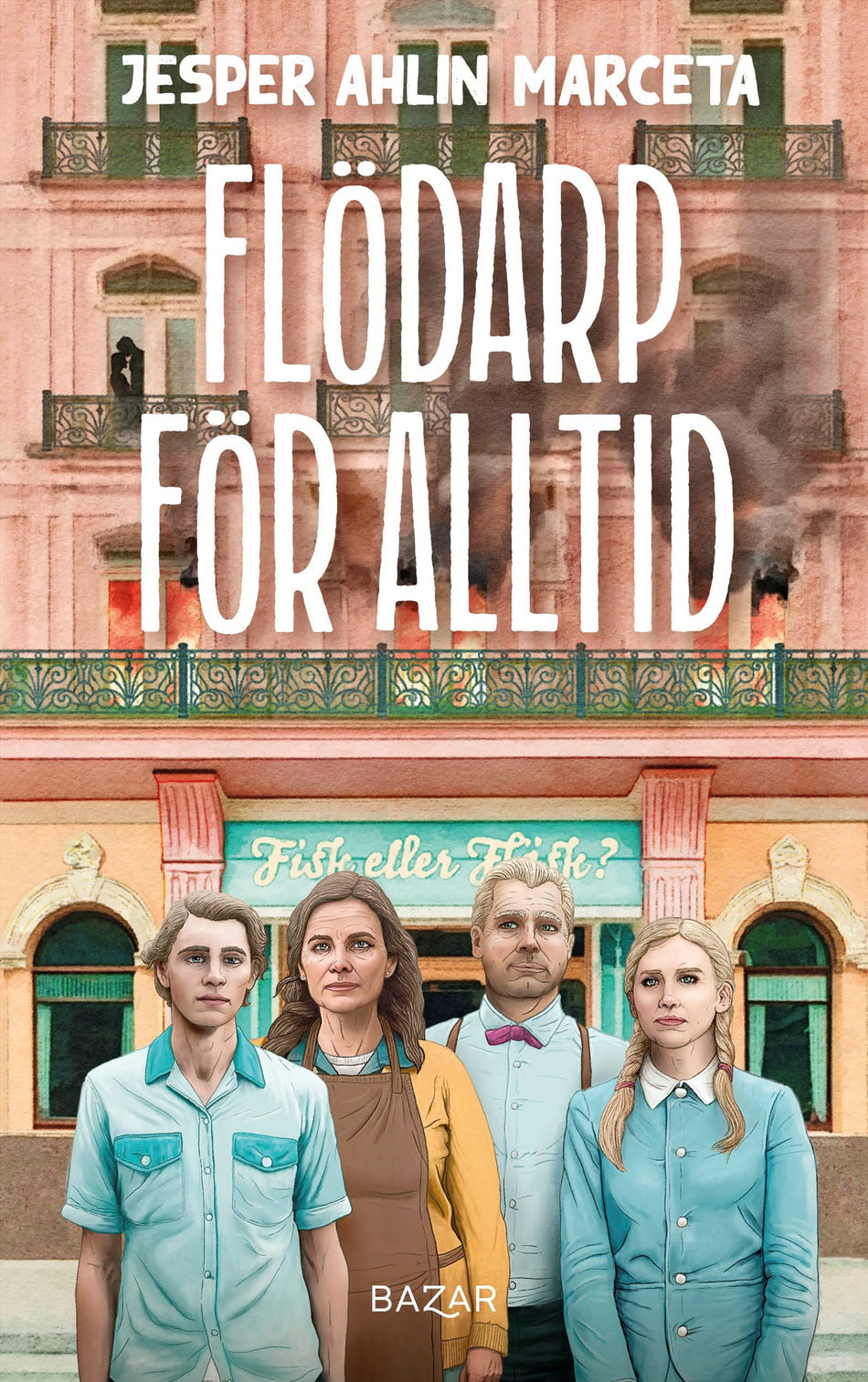 Valokuva kirjasta Jesper Ahlin Marceta Flödarp för alltid, kuuluu tuoteryhmään Ruots kaunokirjat.