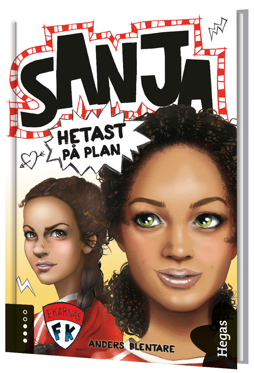 Valokuva kirjasta Anders Blentare Hetast på plan, kuuluu tuoteryhmään Ruots lapset nuoret ja sarjakuvat.